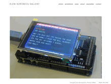 Tablet Screenshot of koroneougallery.com